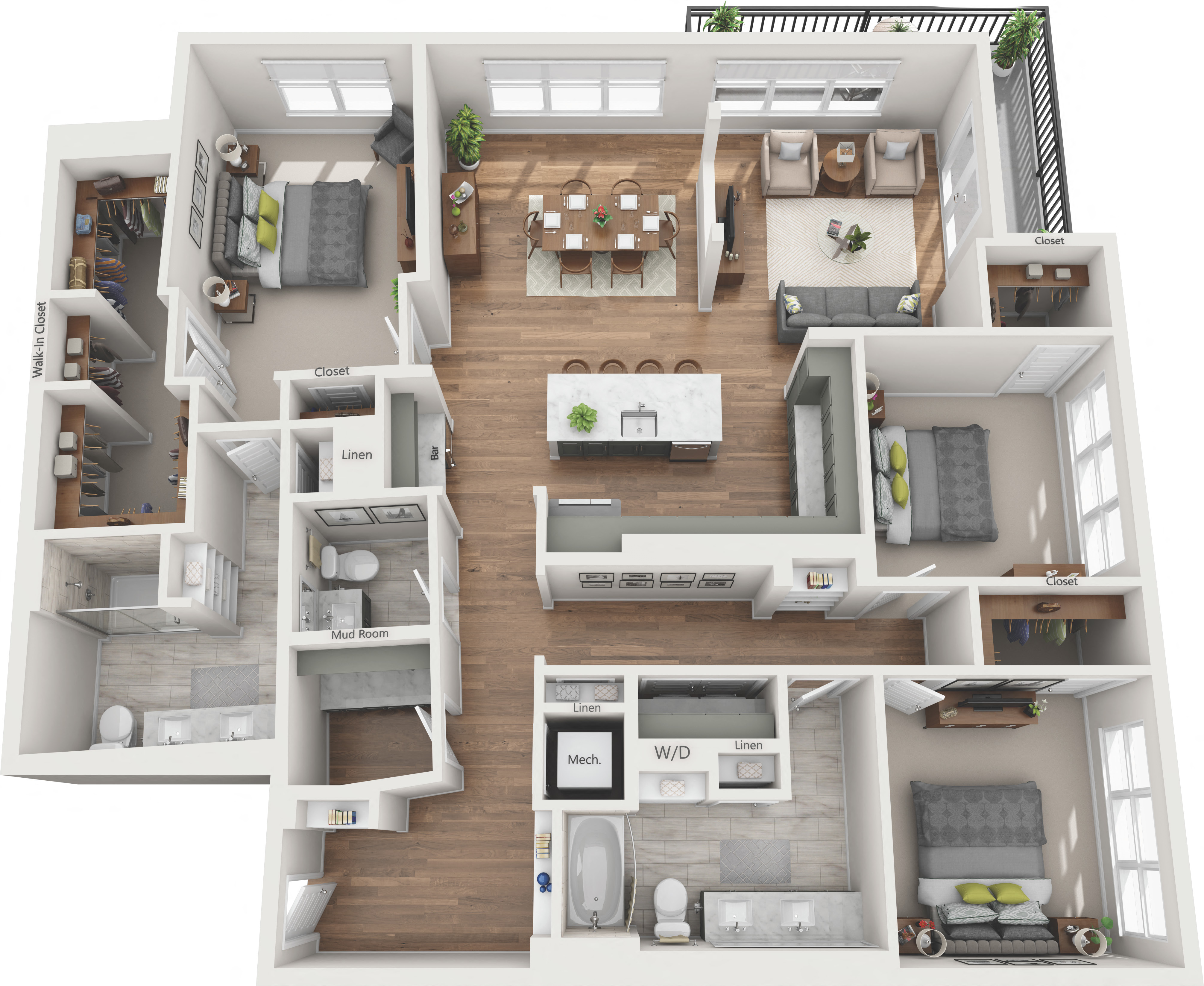 C1A floor plan